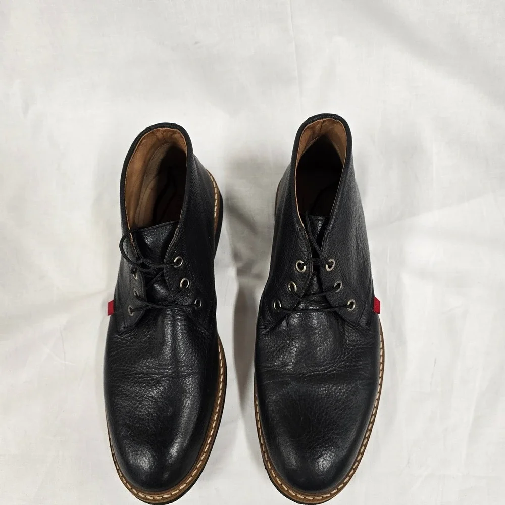 Marc Joseph New York Mens Black Leather Chukka Boots Handcrafted in Brazil‎